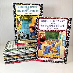 Lot of 13 HORRIBLE HARRY Books Series by Suzy Kline PB SIGNED
